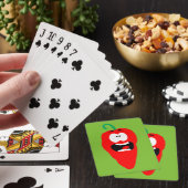 Screaming Red Hot Chili Pepper Pokerkaarten (Insitu)