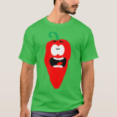 Screaming Red Hot Chili Pepper T-shirt (Voorkant)
