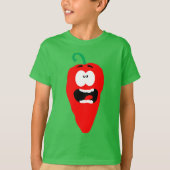 Screaming Red Hot Chili Pepper T-shirt (Voorkant)