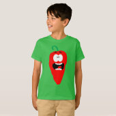 Screaming Red Hot Chili Pepper T-shirt (Voorkant volledig)