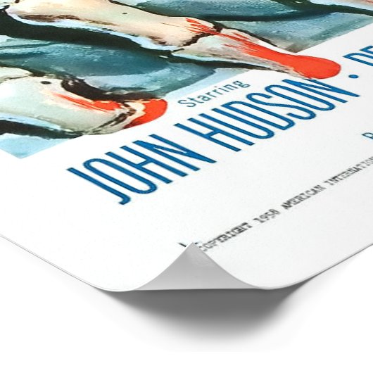 Screaming Skull - Klassieke horrorfilm Poster (Hoek)