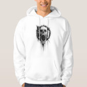 Screaming Skull (White) Hoody (Voorkant)