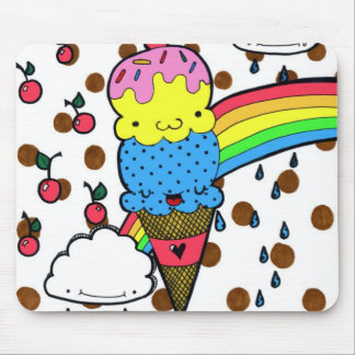 Screaming voor Ice Cream Mousepad Muismat