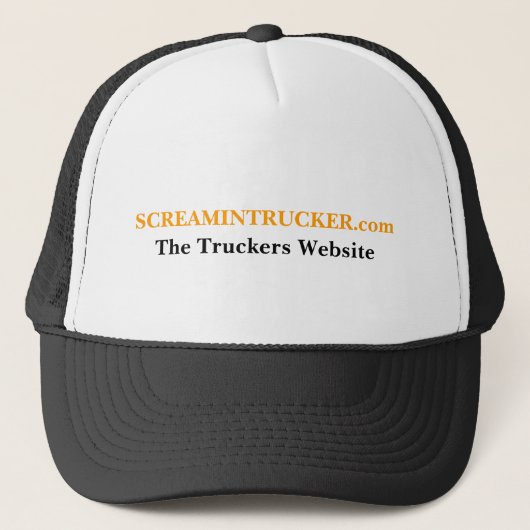 SCREAMINTRUCKER.com, de Truckers-website Trucker Pet (Voorkant)