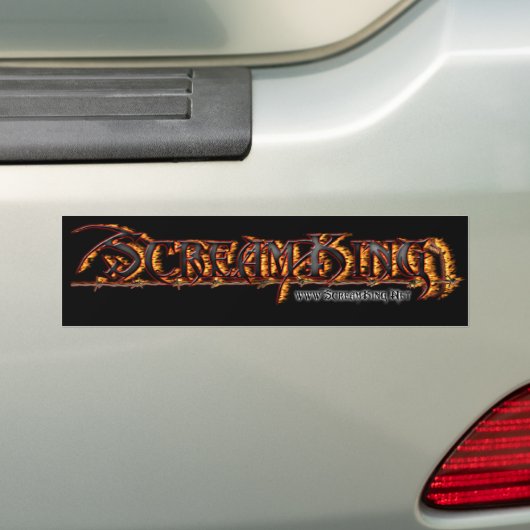 ScreamKing bumpersticker (Op auto)