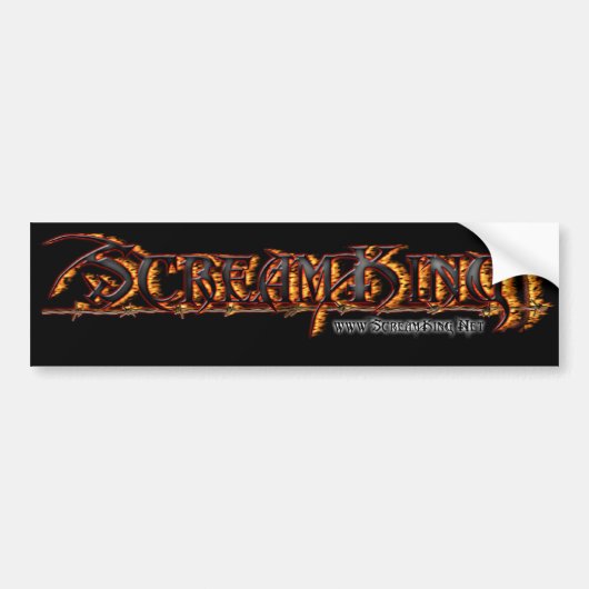 ScreamKing bumpersticker (Voorkant)