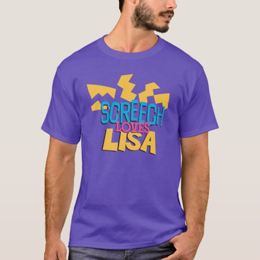 Screech houdt van Lisa T-shirt (Voorkant)