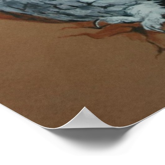 Screech Owl Art Poster (Hoek)