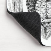 Screech Owl Family Mousepad Muismat (Hoek)