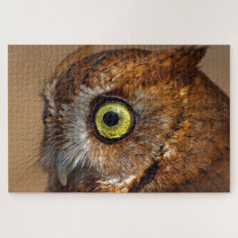 Screech Owl in Stukken Legpuzzel