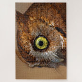 Screech Owl in Stukken Legpuzzel (Verticaal)