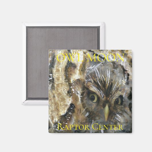 Screech Owl Magnet (Voorkant / Achterkant)