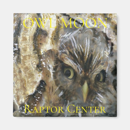 Screech Owl Magnet (Voorkant)