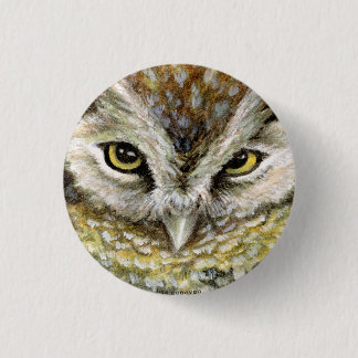 Screech Owl Pin Ronde Button 3,2 Cm