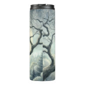 Screech Owl Waterverf Art Thermosbeker (Achterkant)