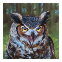 Screeching Archival Museum Quality Print