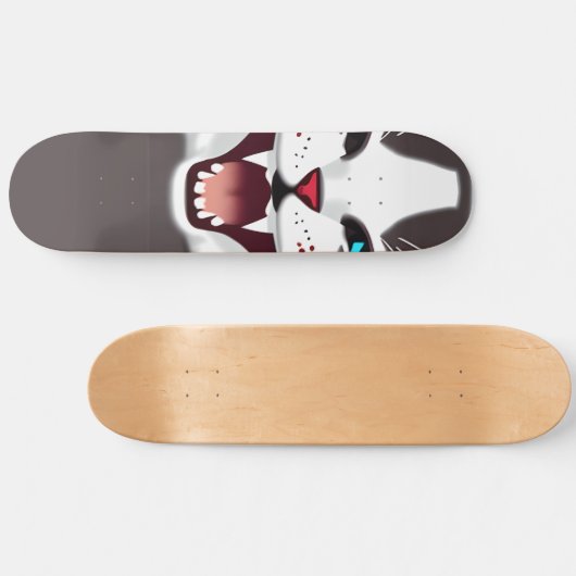 Screeching Blue Eyed Cat Persoonlijk Skateboard (Horizontaal)