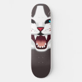 Screeching Blue Eyed Cat Persoonlijk Skateboard (Voorkant)