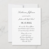 Screen Dot Blauwgroen Open House Afstuderen Kaart (Achterkant)