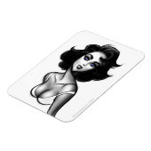 "Screen Goddess" Premium Flexi Magnet van Glen Han Magneet (Linkerzijde)