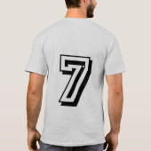 Screenballen #7 t-shirt (Achterkant)