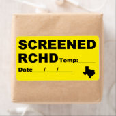 Screende RCHD Etiket (Insitu)