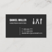 Screendriver Cutter Spanner Tools Handyman Visitekaartje (Voorkant)