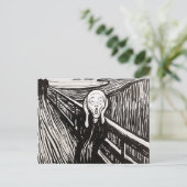 Screening door Edward Munch Briefkaart (Staand voorkant)