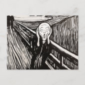Screening door Edward Munch Briefkaart (Voorkant)