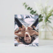 Screening Hot Wild Women Art Fotografie Briefkaart (Staand voorkant)