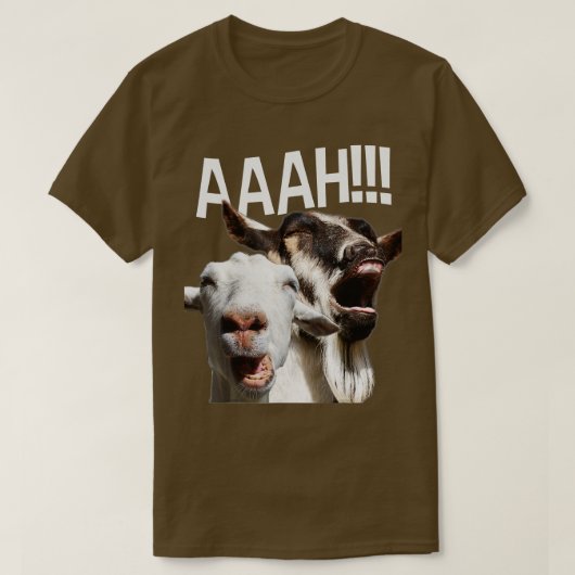 Screeningberichten AAAH Funny Crazy Goat Lover Pri T-shirt (Design voorkant)
