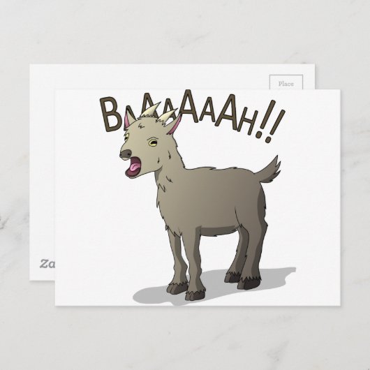 Screeninggoat Doodle Design Briefkaart (Voorkant / Achterkant)