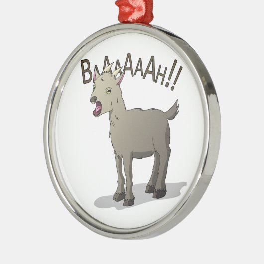 Screeninggoat Doodle Design Metalen Ornament (Links)