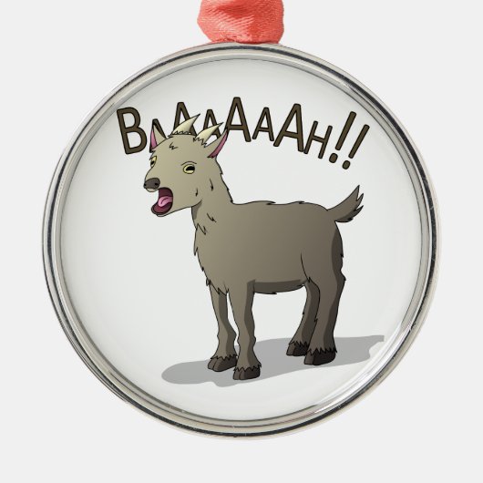 Screeninggoat Doodle Design Metalen Ornament (Voorkant)