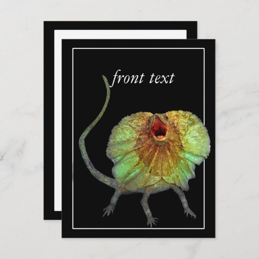 Screeninghagedis Kaart (Voorkant / Achterkant)