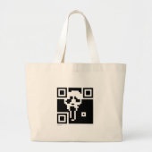 ScreeningQR-code Grote Tote Bag (Voorkant)