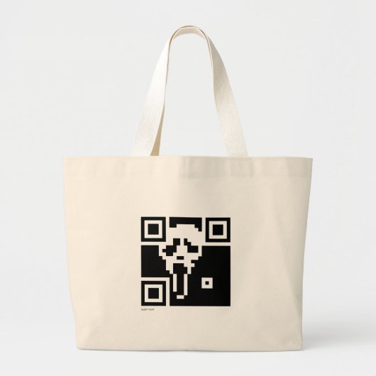 ScreeningQR-code Grote Tote Bag (Voorkant)