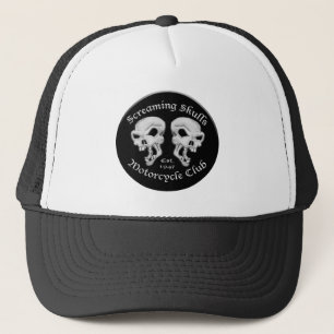 ScreeningSkulls Motorcycle Club Trucker Pet