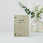 Screenplay breedbeeld visitekaartje (Staand voorkant)