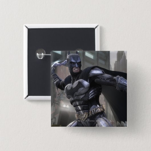 Screenshot: Batman Vierkante Button 5,1 Cm (Voorkant /achterkant)