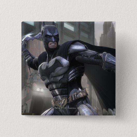 Screenshot: Batman Vierkante Button 5,1 Cm (Voorkant)