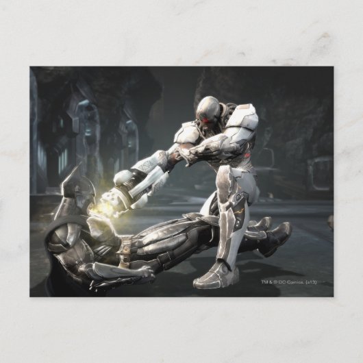 Screenshot: Batman vs Cyborg Briefkaart (Voorkant)