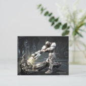 Screenshot: Batman vs Cyborg Briefkaart (Staand voorkant)