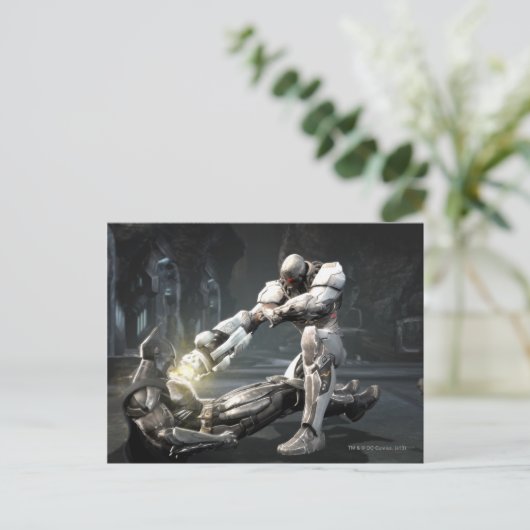 Screenshot: Batman vs Cyborg Briefkaart (Staand voorkant)