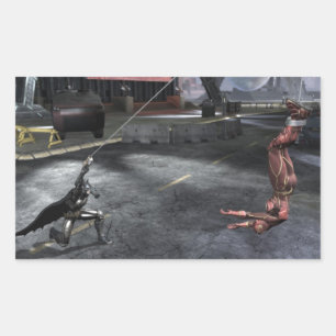 Screenshot: Batman vs Flash Rechthoekige Sticker