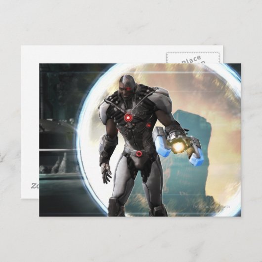 Screenshot: Cyborg 2 Briefkaart (Voorkant / Achterkant)