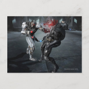 Screenshot: Cyborg vs Batman Briefkaart