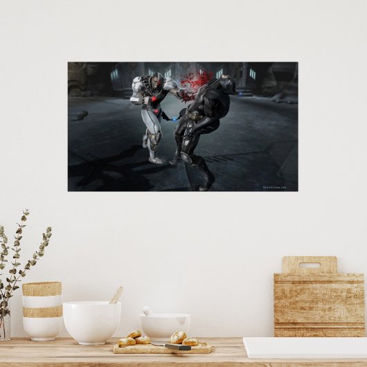 Screenshot: Cyborg vs Batman Poster (Keuken)