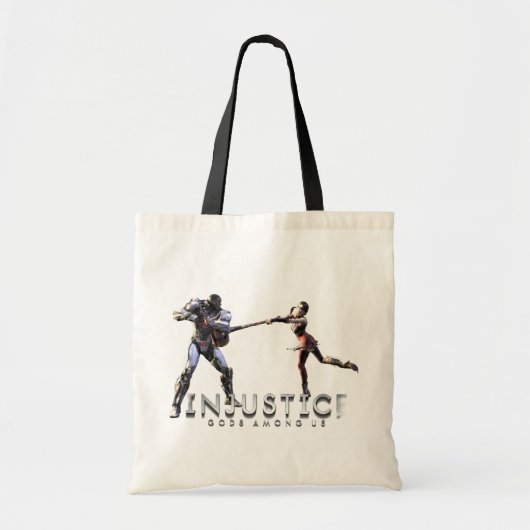 Screenshot: Cyborg vs Harley Tote Bag (Voorkant)