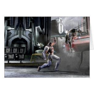 Screenshot: Cyborg vs Nightwing